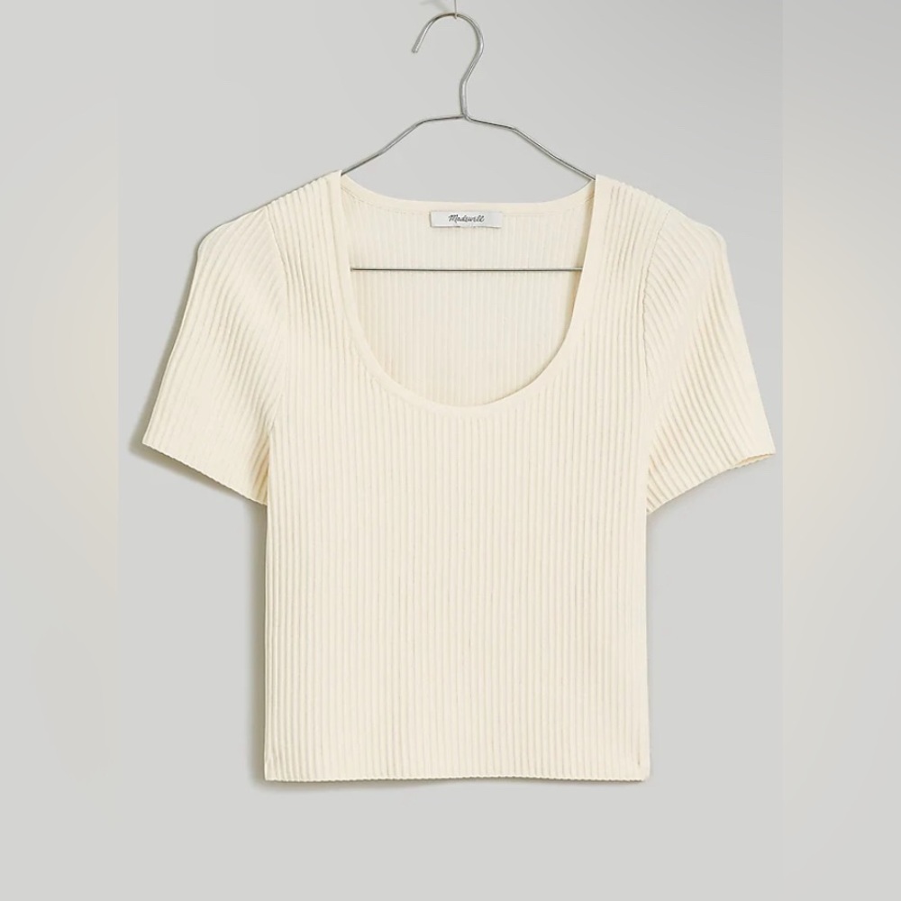 Women’s New Madewell Ottoman Crop Top